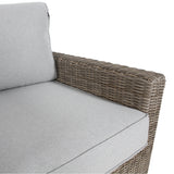 NNEDSZ Sophy 1 Seater Wicker Rattan Outdoor Sofa Chair Lounge