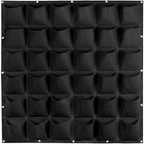 NNEDSZ 36 Pockets Wall Hanging Planter Planting Grow Bag Vertical Garden Vegetable Flower Black
