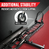 NNEDSZ Motorcycle Motorbike Carrier Rack Towbar Arm Rack Dirt Bike Ramp