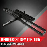 NNEDSZ Motorcycle Motorbike Carrier Rack Towbar Arm Rack Dirt Bike Ramp