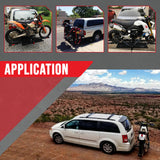 NNEDSZ Motorcycle Motorbike Carrier Rack Towbar Arm Rack Dirt Bike Ramp