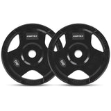 NNEDSZ 20kg Tri-Grip Olympic Plates 50mm (Pairs)
