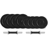 NNEDSZ 35kg EnduraShell Dumbbell Weight Set
