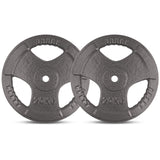 NNEDSZ 20kg Tri-Grip Standard Plate 25mm (Pair)