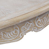 NNEDSZ Coffee Table Oak Wood Plywood Veneer White Washed Finish