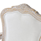 NNEDSZ Medium Size Oak Wood White Washed Finish Arm Chair Dining Set