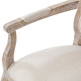 NNEDSZ Medium Size Oak Wood White Washed Finish Arm Chair Dining Set