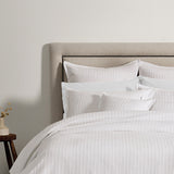 NNEDSZ Bianca Evora White Cotton Jacquard Coverlet Set Queen/King