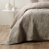 NNEDSZ Bianca Kairo Taupe Coverlet Set Queen/King