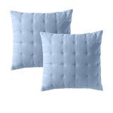 NNEDSZ Bianca Pair of Langston Blue European Pillowcases