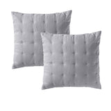 NNEDSZ Bianca Pair of Langston Silver European Pillowcases