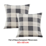 NNEDSZ Bianca Pair of Naya European Pillowcases