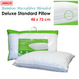 NNEDSZ Alastairs 1000GSM Nature Basics Deluxe Bamboo Microfibre Blended Standard Pillow