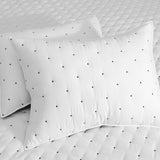 NNEDSZ Jenny Mclean Swiss Dots Blue 3 Piece Coverlet Set King