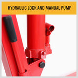 NNEDSZ 2-Ton Hydraulic Engine Crane Foldable Hoist Stand for Mobile Garage Lifting- Workshop Essential