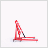 NNEDSZ 2-Ton Hydraulic Engine Crane Foldable Hoist Stand for Mobile Garage Lifting- Workshop Essential