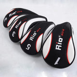 NNEDSZ Black Red Wood Golf Head Cover Pusher Set - Wood Rod