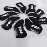 NNEDSZ Black Red Wood Golf Head Cover Pusher Set - Wood Rod
