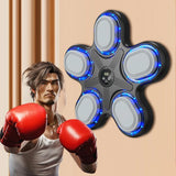 NNEDSZ Bluetooth Music Boxing Machine With Adult Gloves - Reaction Training - With Adult Gloves