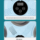 NNEDSZ Bluetooth Music Boxing Machine With Adult Gloves - Reaction Training - With Adult Gloves