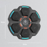 NNEDSZ Adjustable 9-Speed Bluetooth Music Boxing Machine With Lights - Black - Light Gray
