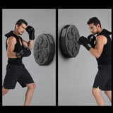 NNEDSZ Smart Wall-Mounted Boxing Trainer With Adult Gloves - With Adult Black Gloves