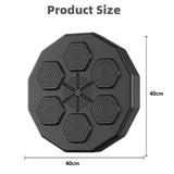 NNEDSZ Smart Wall-Mounted Boxing Trainer With Adult Gloves - With Adult Black Gloves