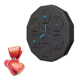 NNEDSZ Smart Wall-Mounted Boxing Trainer With Adult Gloves - With Adult Black Gloves