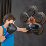 NNEDSZ Bluetooth Music Boxing Machine With Wall Mount And Adult Gloves - With Adult Gloves