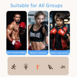 NNEDSZ Rechargeable Bluetooth Boxing Machine With Adult & Child Gloves - Blue - With Adult & Child Gloves Pink Blue