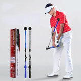 NNEDSZ Adjustable Golf Swing Trainer for Beginners - Foldable & Corrective - Black
