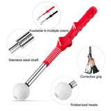 NNEDSZ Indoor Golf Swing Practice Stick with Sound Assistant - Black