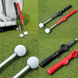 NNEDSZ Indoor Golf Swing Practice Stick with Sound Assistant - Black