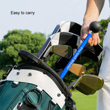 NNEDSZ Adjustable Golf Swing Trainer for Beginners - Foldable & Corrective - Blue