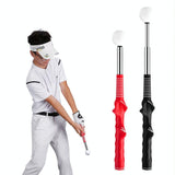 NNEDSZ Indoor Golf Swing Practice Stick with Sound Assistant - Red