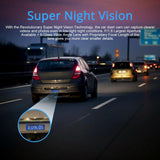 NNEDSZ 2.4 Lcd Car Dvr Camera With 2880 X 2160P Hd Resolution And 150 Degree Wide Angle View