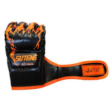 NNEDSZ Adult Half-Finger Boxing Gloves For Training - Orange