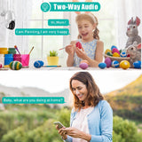 NNEDSZ 360 Degree Rotating Wifi Camera With Full Colour Two-Way Voice Motion Detection And 64Gb Tf Card