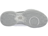 NNEDSZ K-Swiss Womens Bigshot 4 AC Tennis Shoes - White/Silver - US 8.5