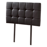 NNEDSZ PU Leather Single Bed Deluxe Headboard Bedhead - Black
