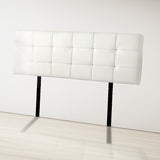 NNEDSZ PU Leather Queen Bed Deluxe Headboard Bedhead - White