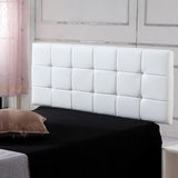 NNEDSZ PU Leather Queen Bed Deluxe Headboard Bedhead - White