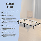 NNEDSZ Single Metal Bed Frame - Bedroom Furniture