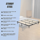 NNEDSZ King Metal Bed Frame - Bedroom Furniture