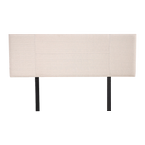 NNEDSZ Linen Fabric Queen Bed Headboard Bedhead - Beige