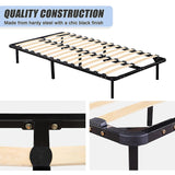 NNEDSZ King Single Metal Bed Frame - Bedroom Furniture