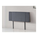 NNEDSZ Linen Fabric Double Bed Deluxe Headboard Bedhead - Grey