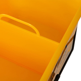 NNEDSZ 20L Deluxe Mop Wringer Bucket Side Press Janitor Commercial Cleaning