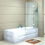 NNEDSZ 900 x 1450mm Frameless Bath Panel 10mm Glass Shower Screen By Della Francesca