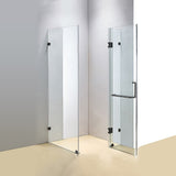 NNEDSZ 1200 x 800mm Frameless 10mm Glass Shower Screen By Della Francesca